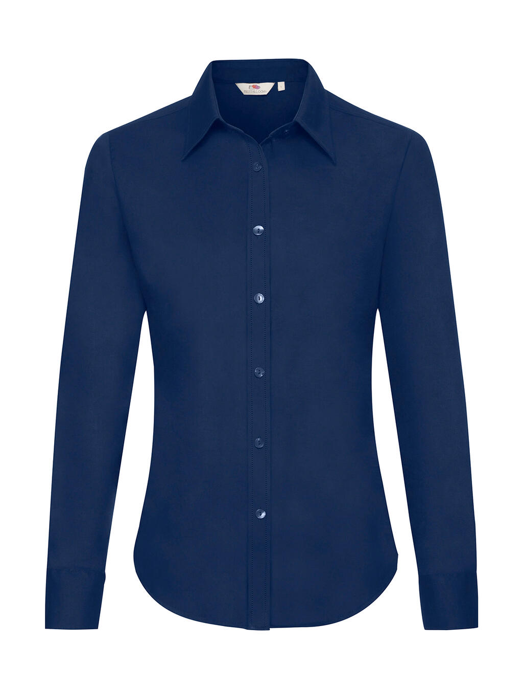 Women's Oxford Long Sleeve Shirt - 32 - Navy