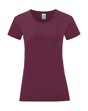 Iconisch dames T-shirt - 41 - Bourgogne
