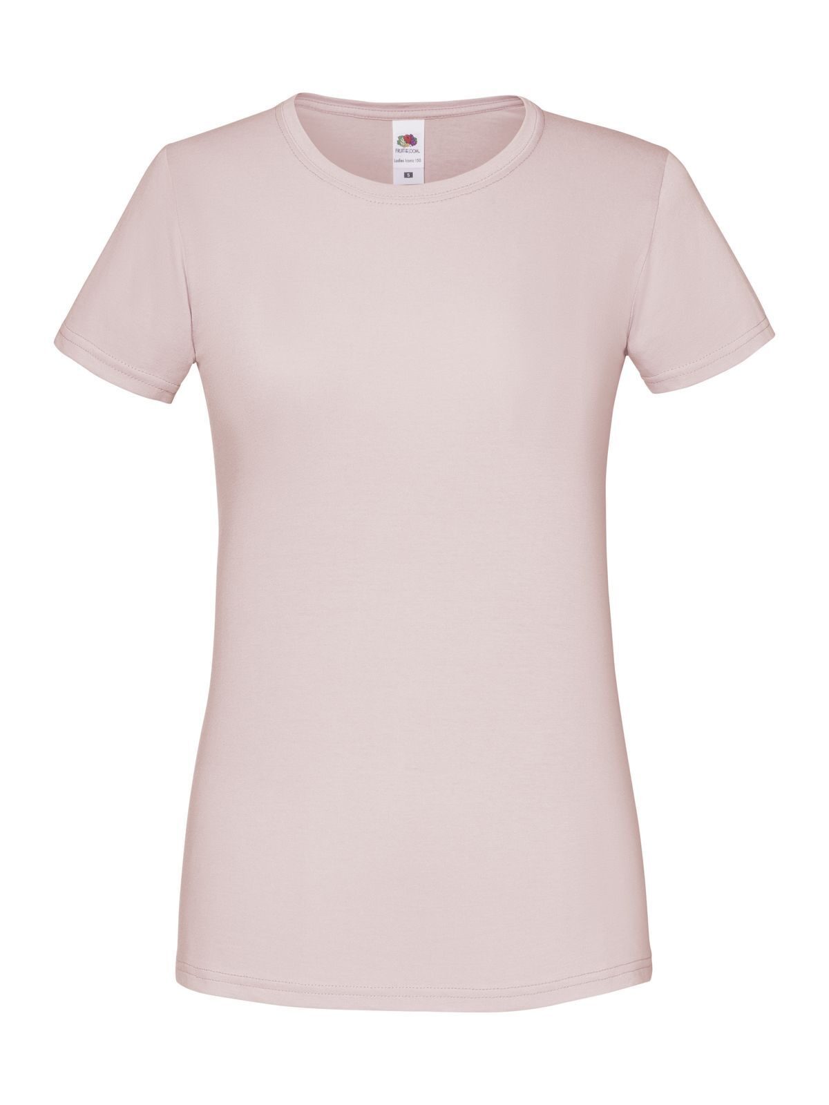 Iconisch dames T-shirt - PR - Poederroos
