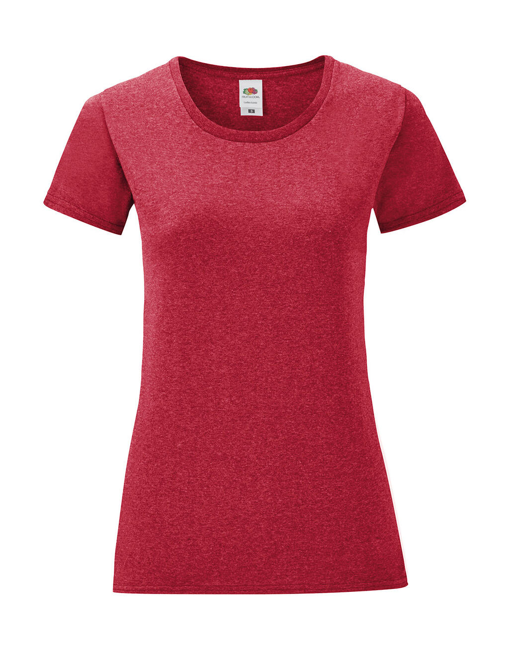 Iconisch dames T-shirt - Heiderood