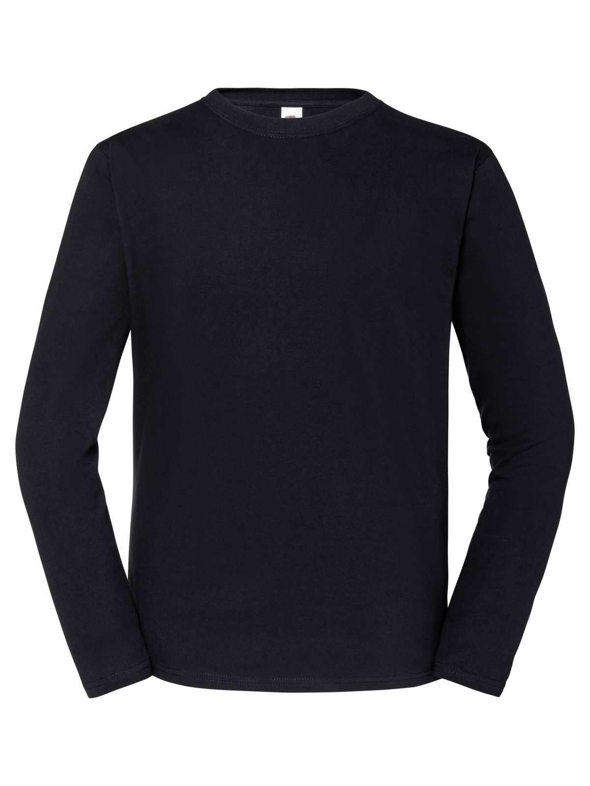 Iconic 195 Long Sleeve Ringspun T - 36 - Black