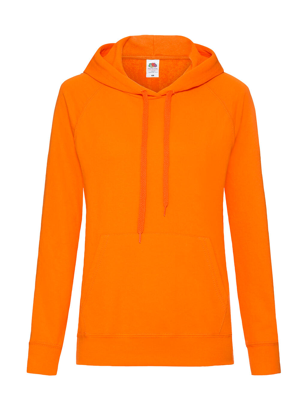 Lichtgewicht sweater met capuchon voor dames - 44 - Oranje