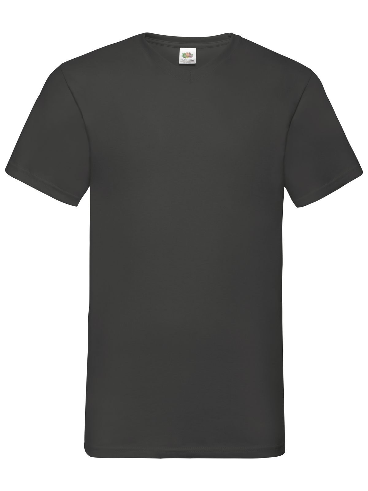 Valueweight V-hals T-shirt - GL - Licht grafiet