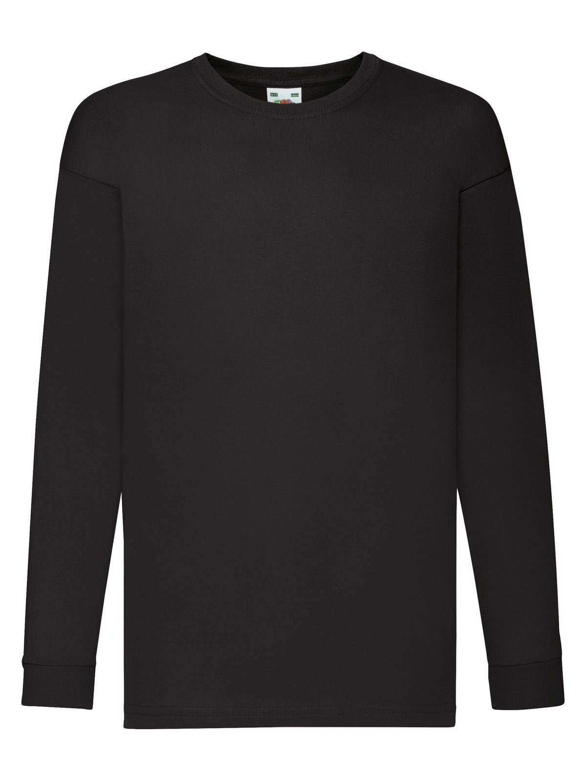 Kids´ Valueweight Long Sleeve T - 36 - Black