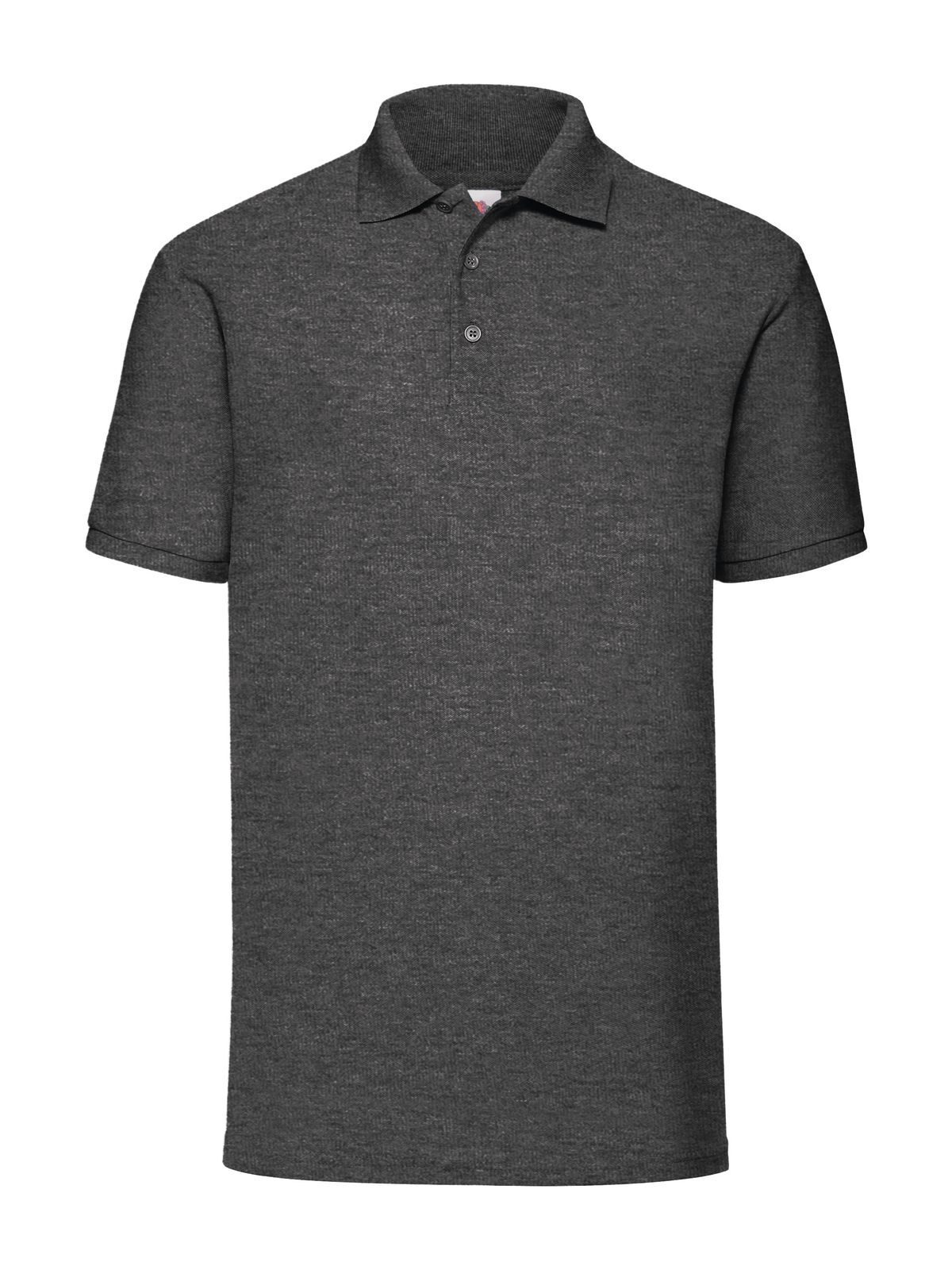 65/35 Piqué Polo - HD - Donkergrijs gemêleerd