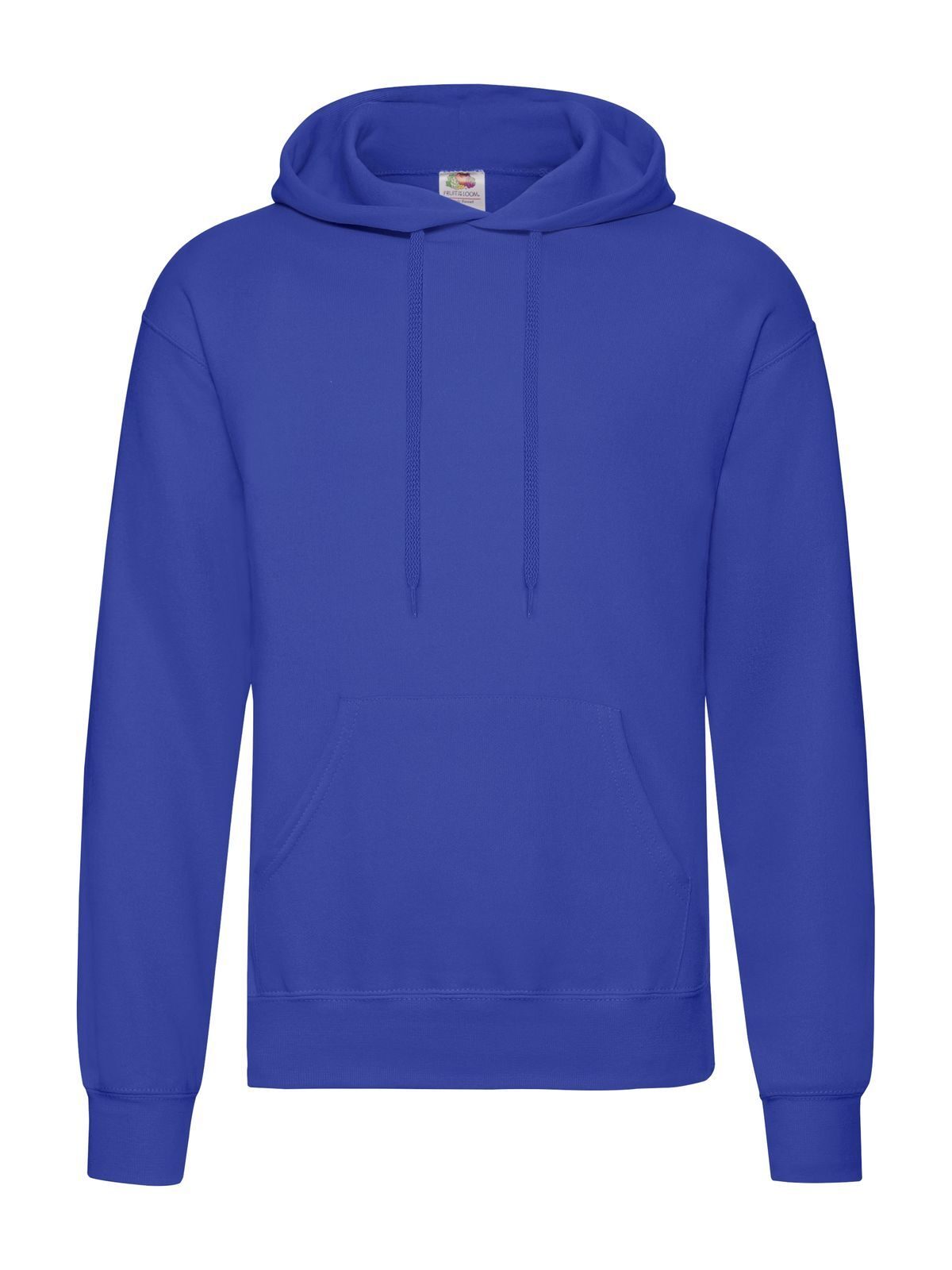 Klassieke sweater met capuchon - 51 - Koningsblauw