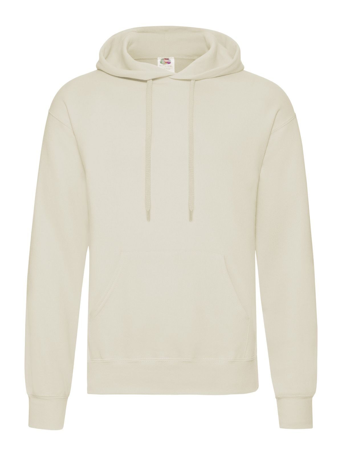 Klassieke sweater met capuchon - 60 - Natuurlijk