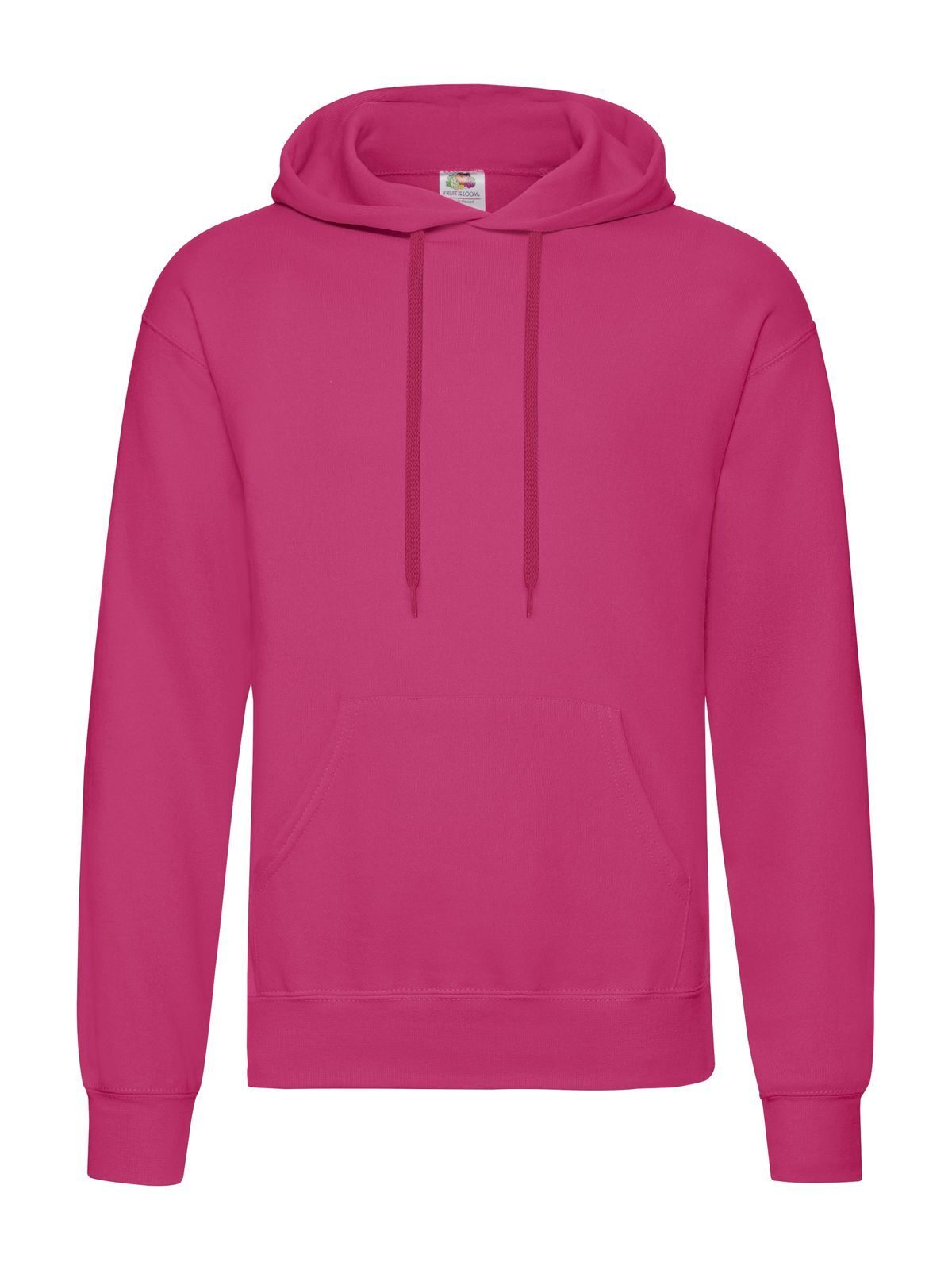 Klassieke sweater met capuchon - 57 - Fuchsia