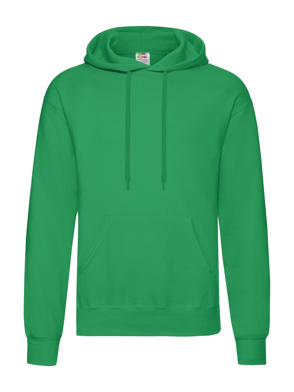 Klassieke sweater met capuchon - 47 - Kelly Green