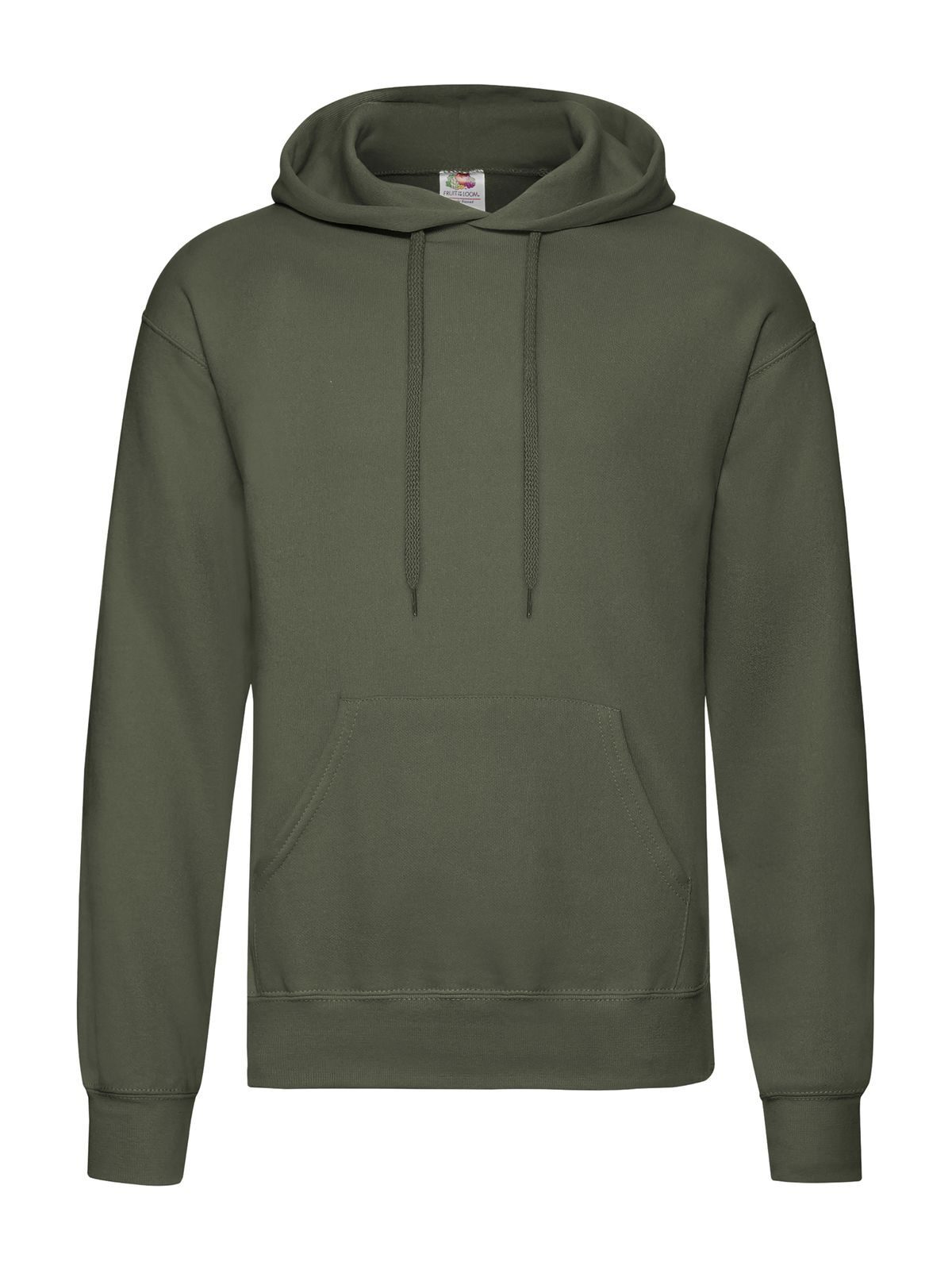 Klassieke sweater met capuchon - 59 - Klassieke olijf