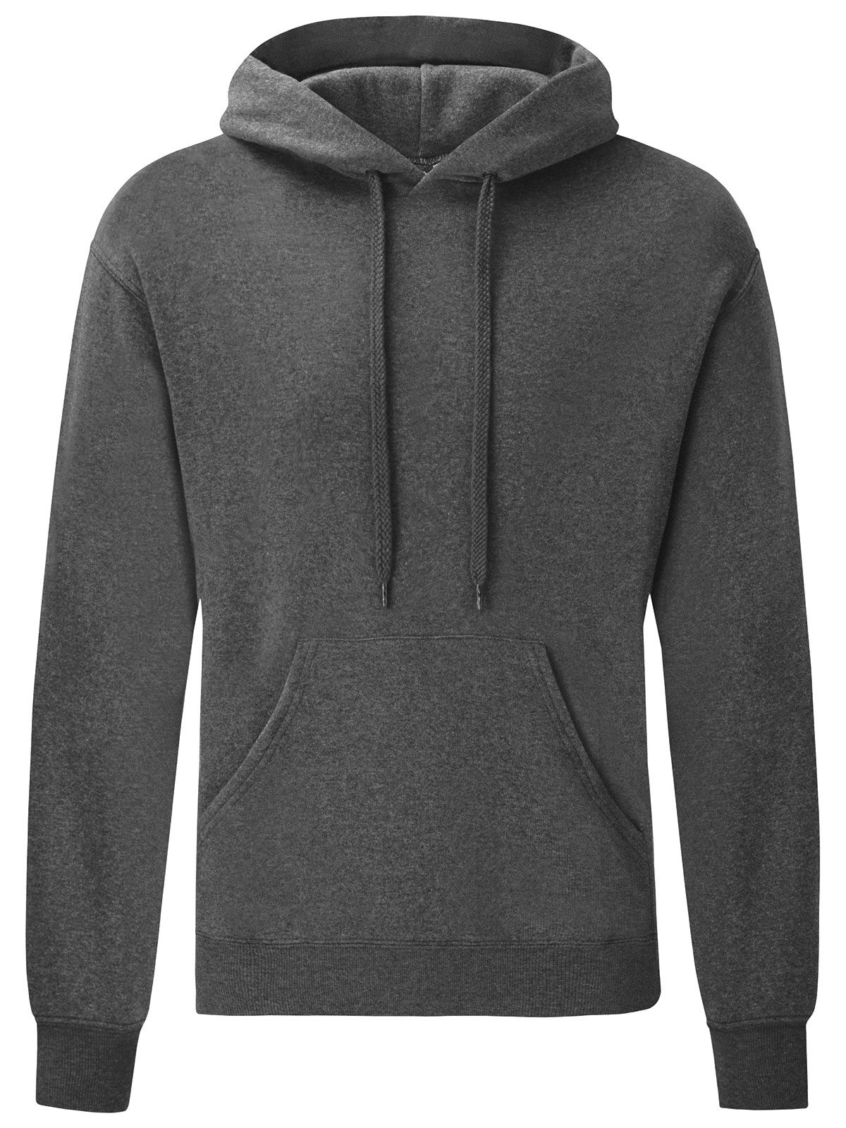 Klassieke sweater met capuchon - HD - Donkergrijs gemêleerd