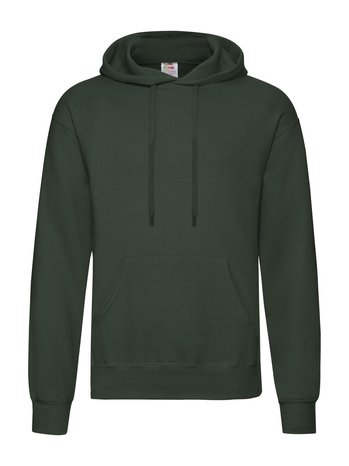 Klassieke sweater met capuchon - 38 - Flesgroen
