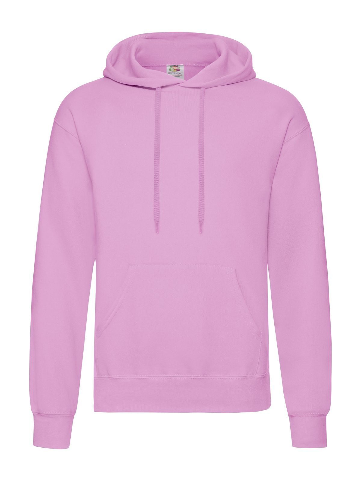 Klassieke sweater met capuchon - 52 - Lichtroze