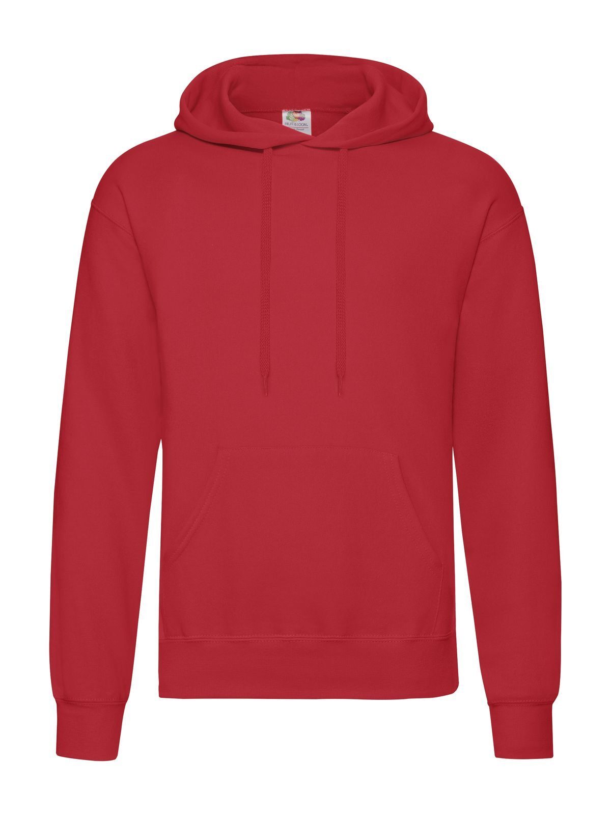 Klassieke sweater met capuchon - 40 - Rood