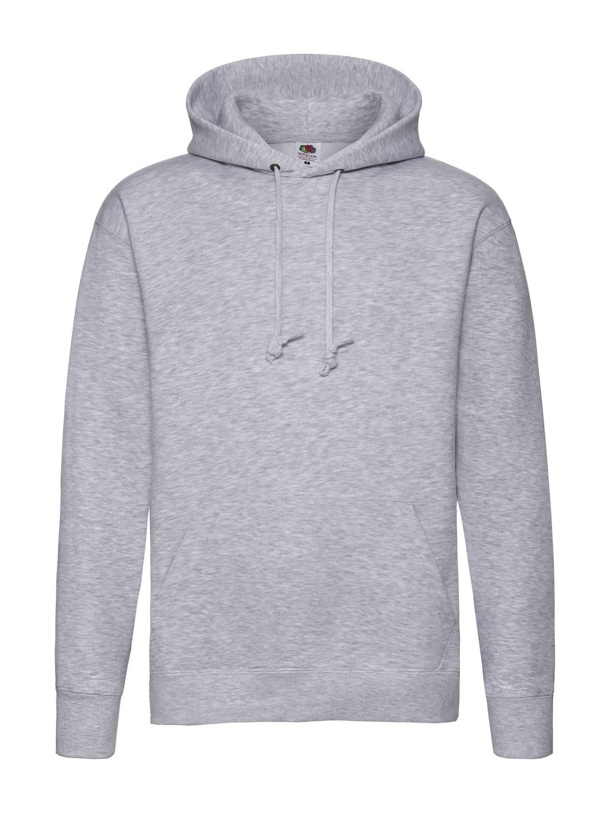 Premium Hooded Sweat - 94 - Heather Grey