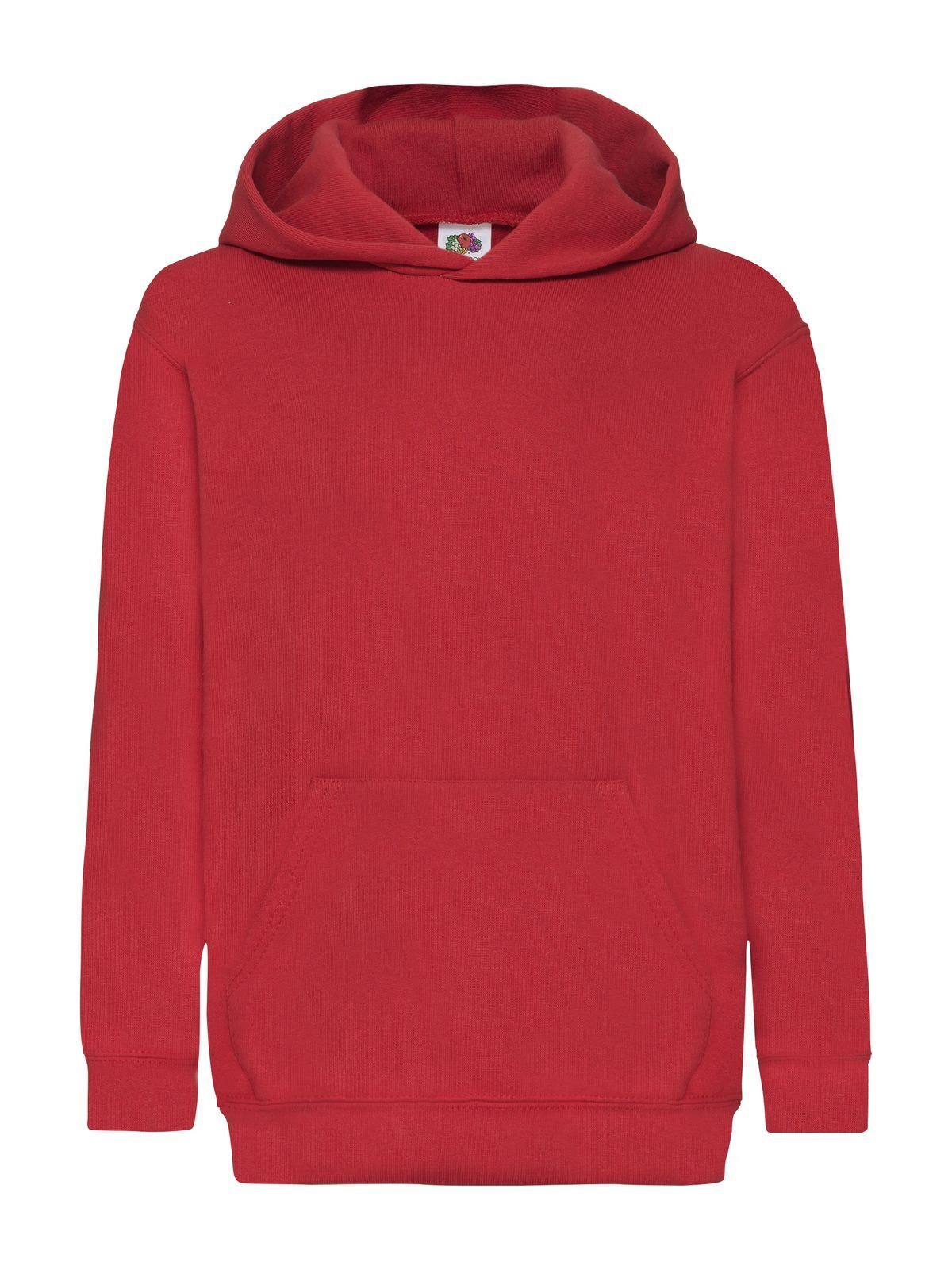 Klassieke sweater met capuchon voor kinderen - 40 - Rood
