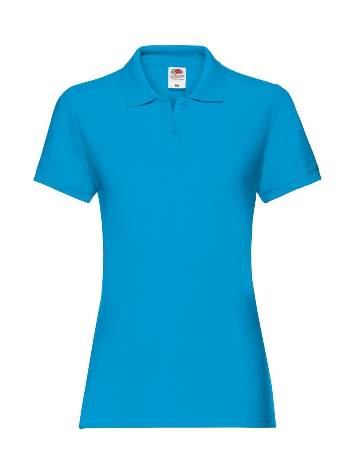 Ladies' Premium Polo - ZU - Azure Blue