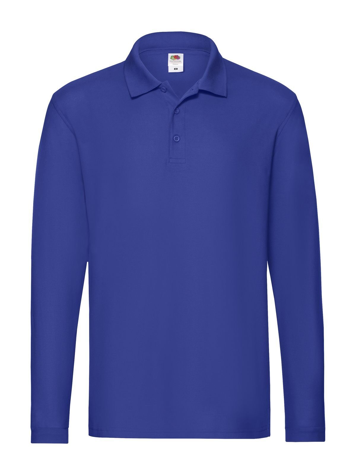 Premium polo met lange mouwen - 51 - Koningsblauw