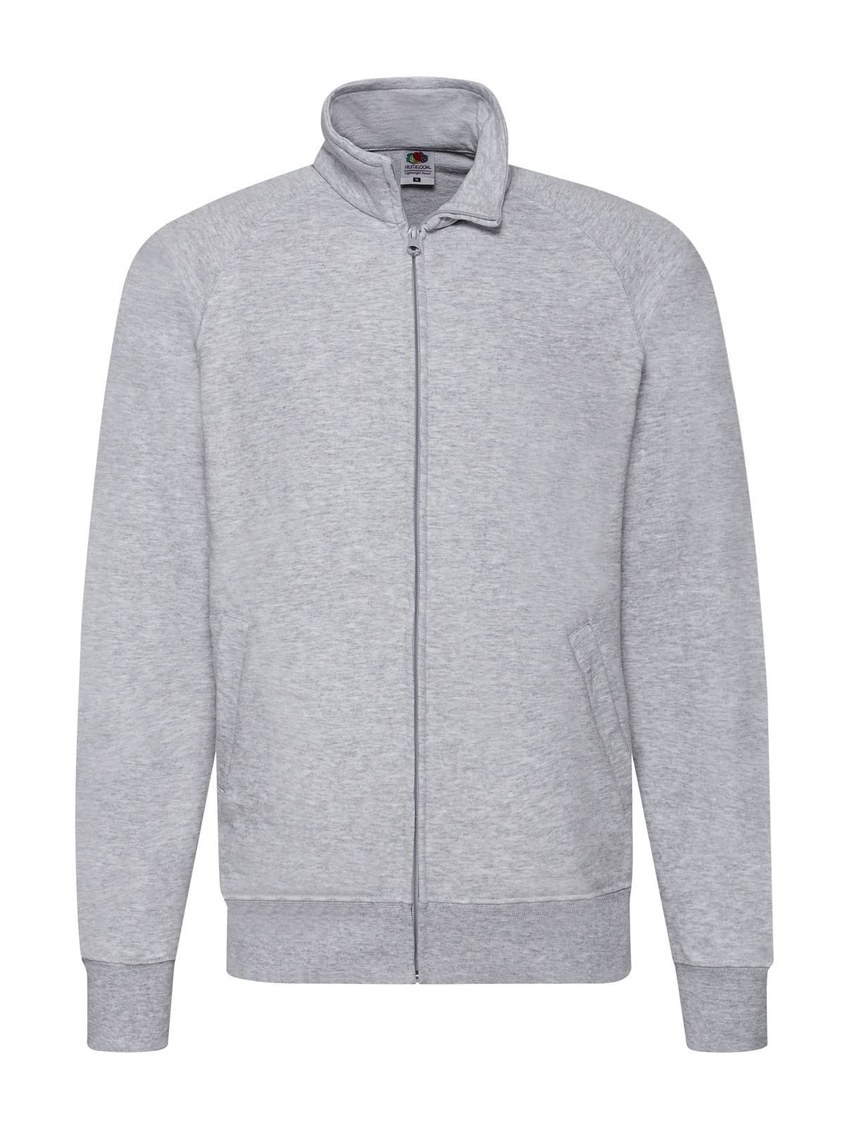 Lichtgewicht sweatjack - 94 - Heather Grey