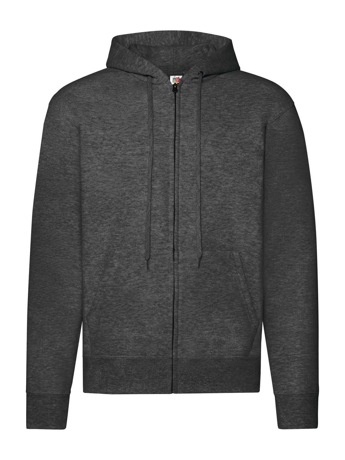 Classic Hooded Sweat Jacket - HD - Dark Heather Grey
