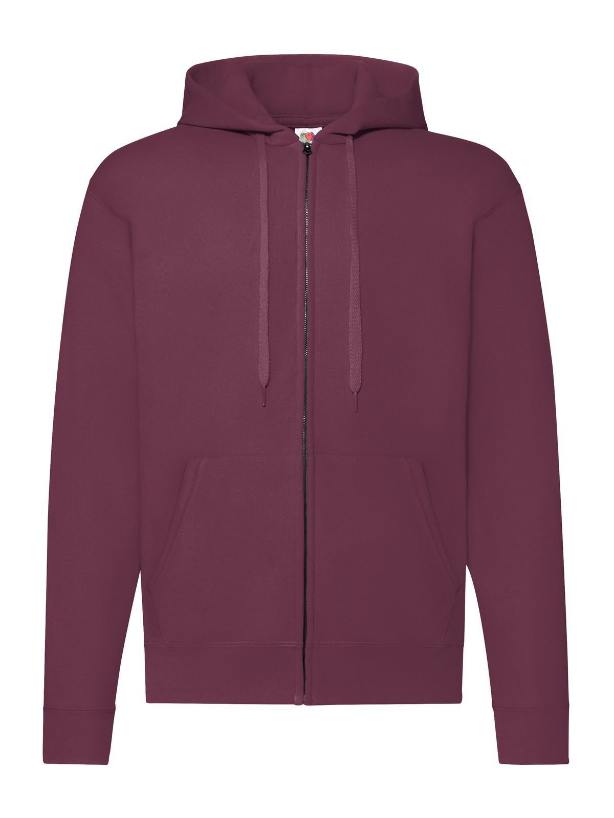 Classic Hooded Sweat Jacket - 41 - Burgundy