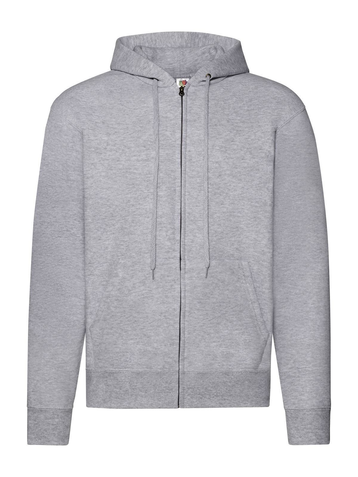 Classic Hooded Sweat Jacket - 94 - Heather Grey
