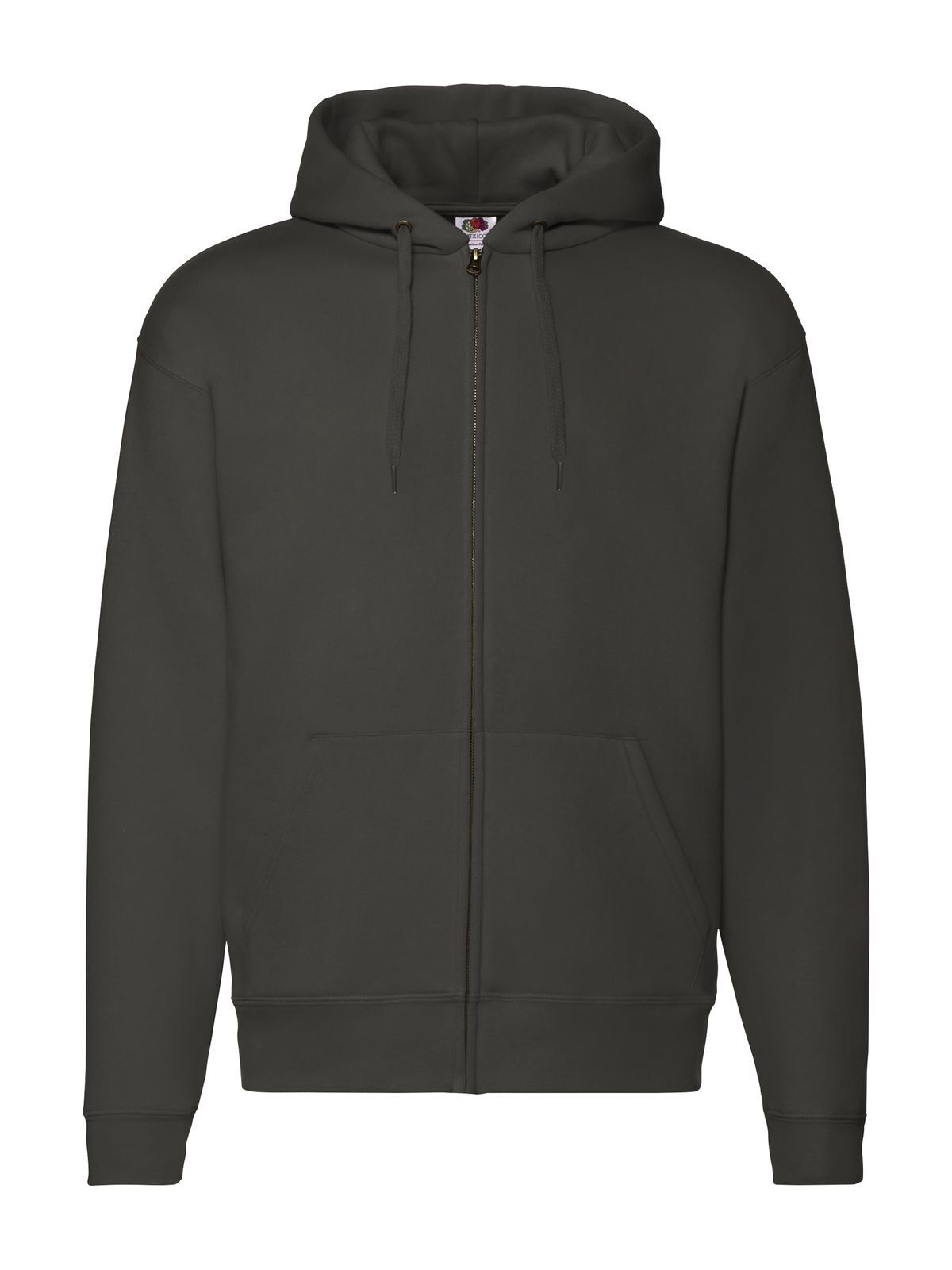 Premium sweatjack met capuchon - 87 - Houtskool
