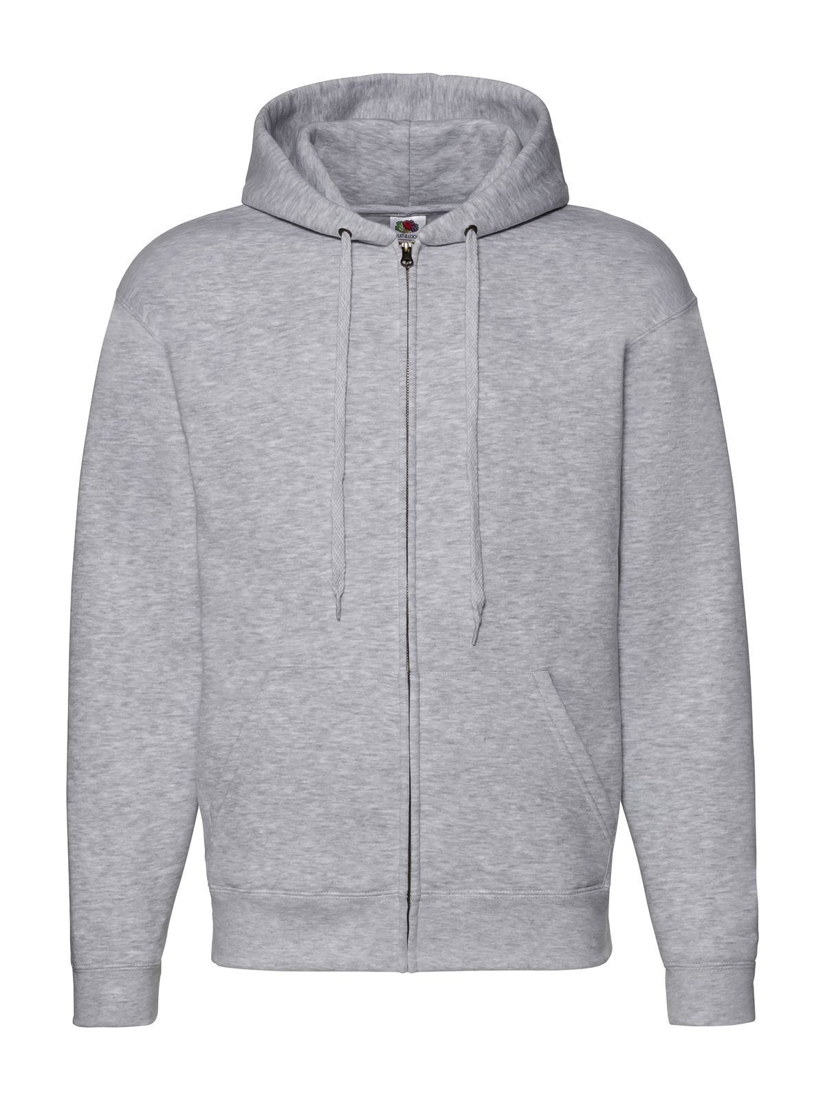 Premium sweatjack met capuchon - 94 - Heather Grey