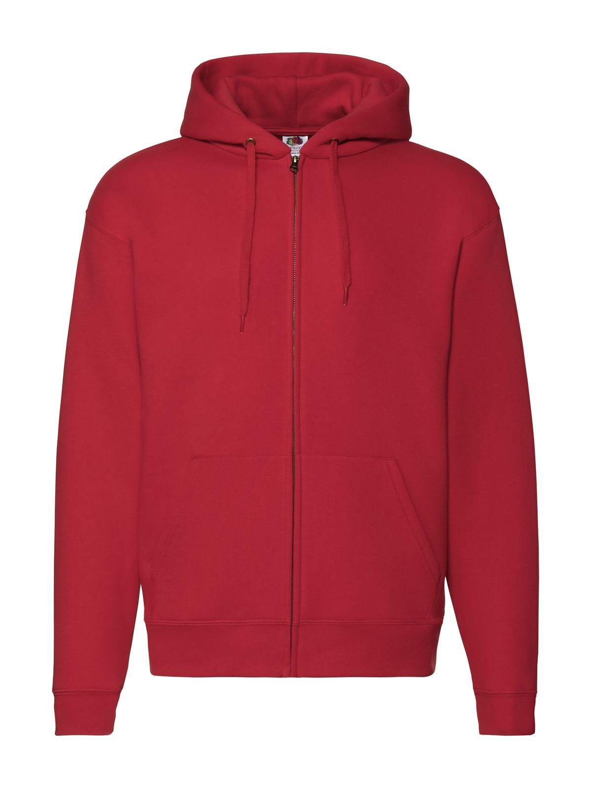 Premium sweatjack met capuchon - 40 - Rood