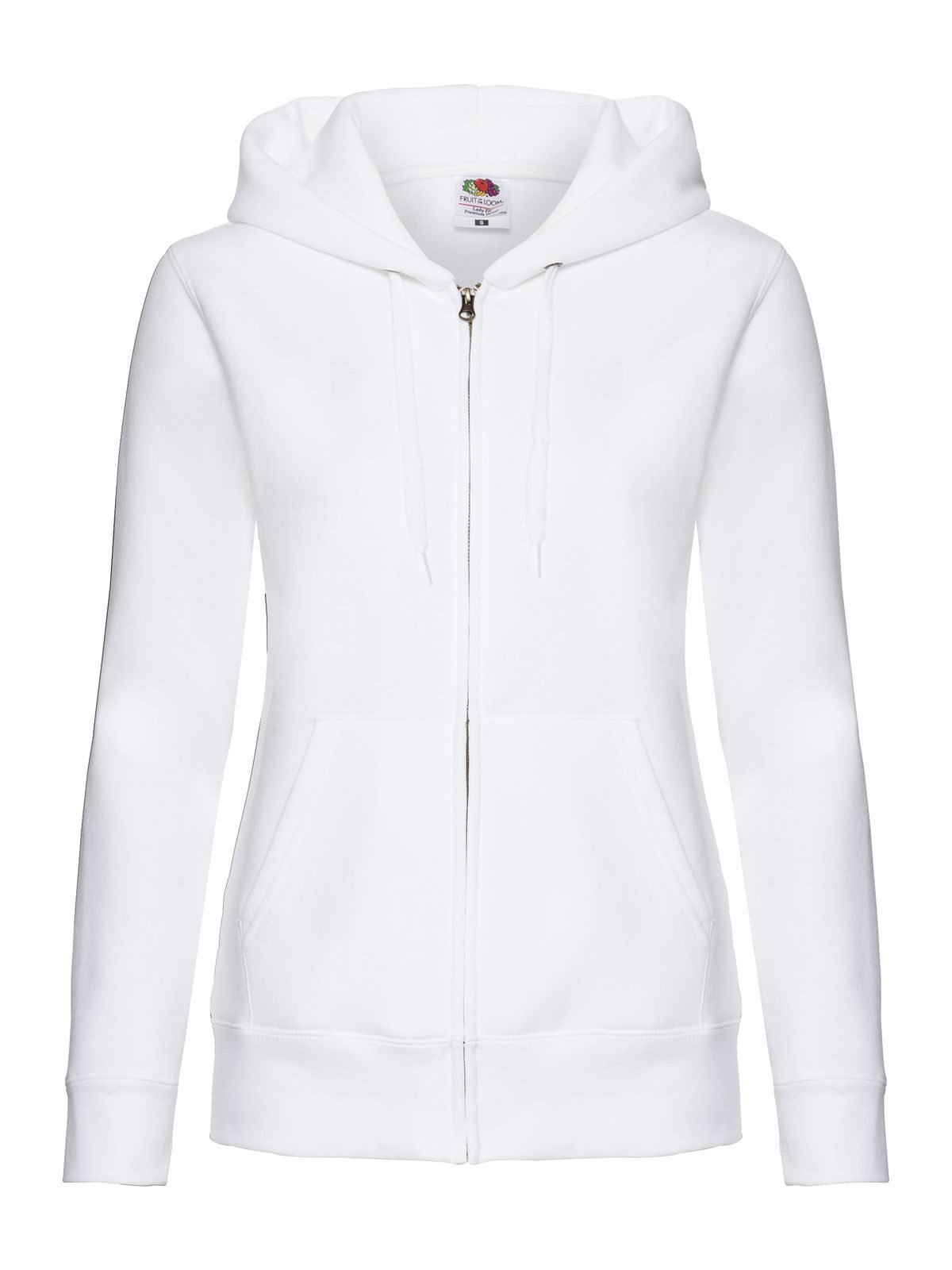 Premium sweatjack met capuchon voor dames - 30 - Wit