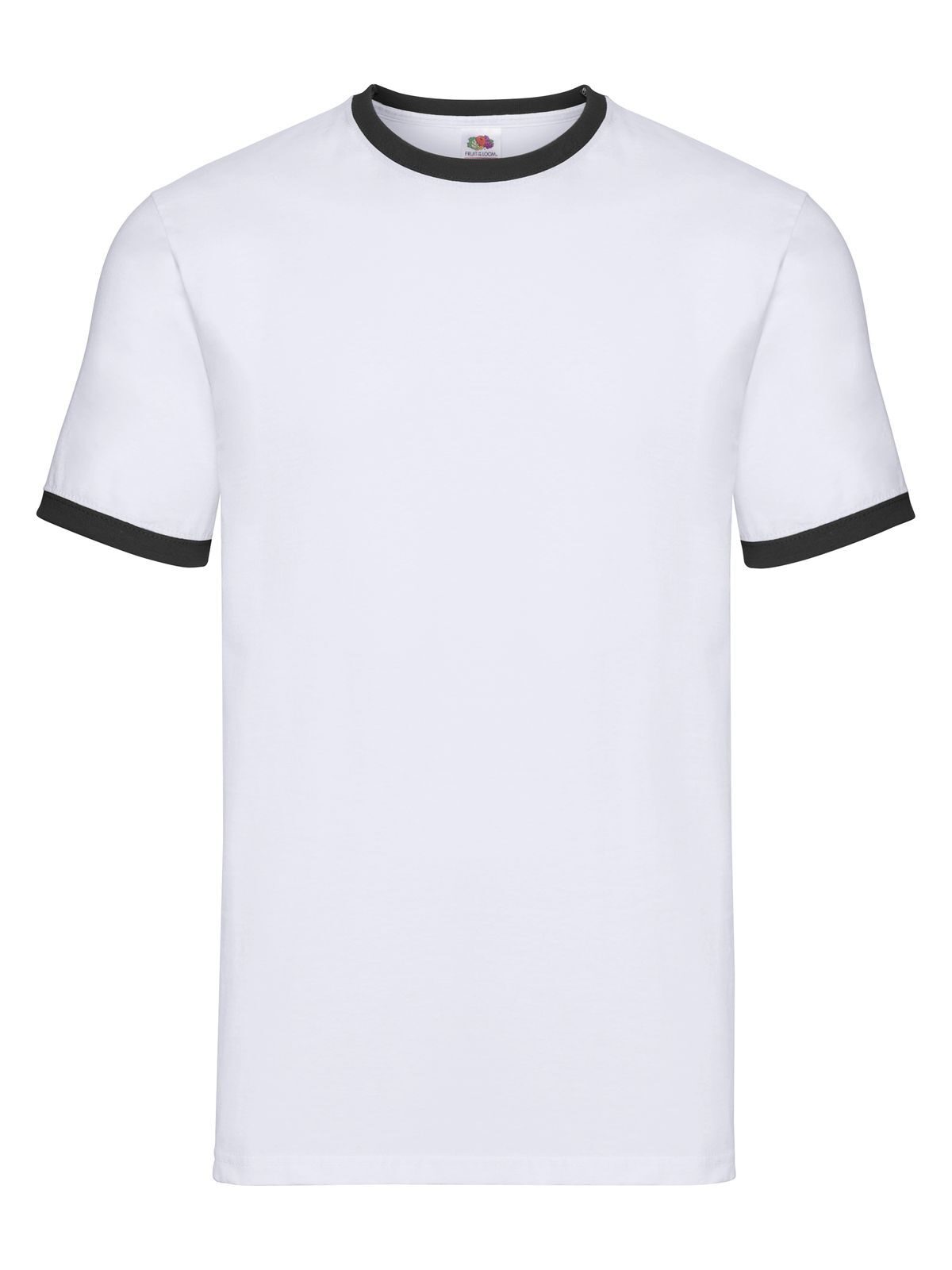 Ringer T-shirt - TH - Wit-Zwart