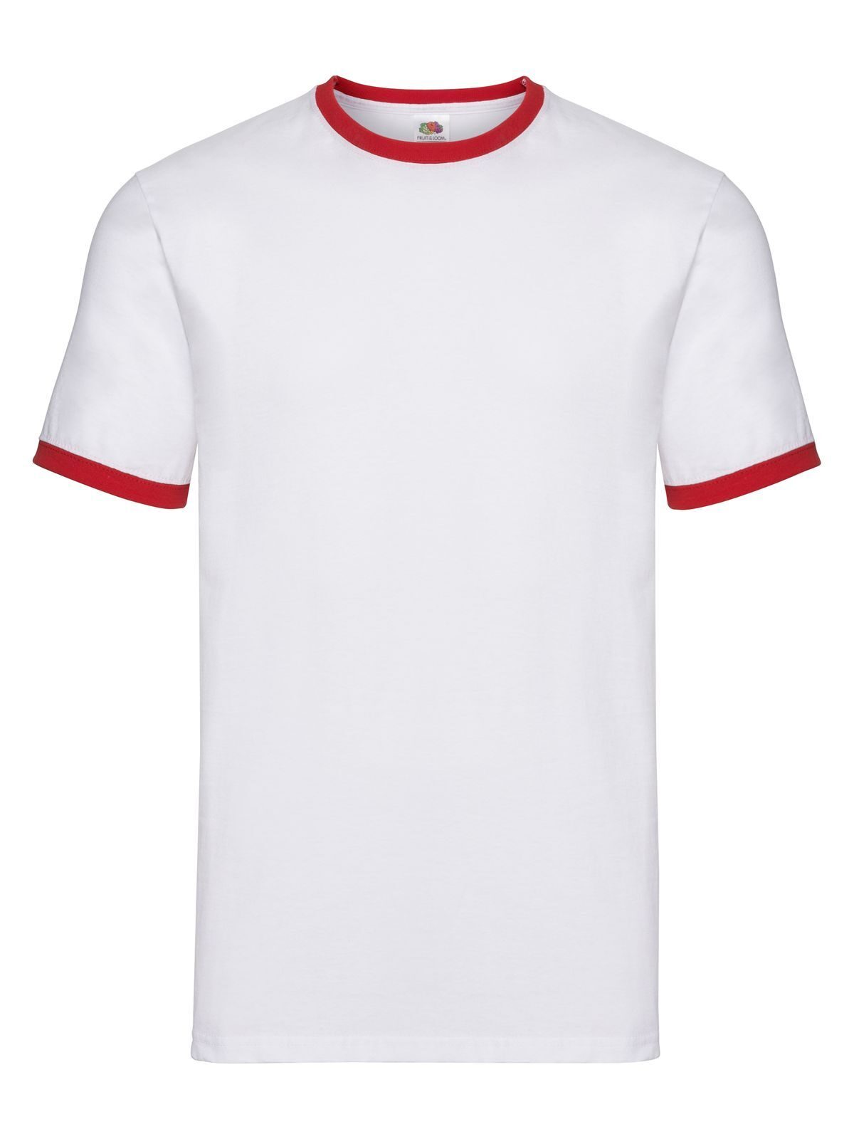 Ringer T-shirt - WM - Wit-Rood
