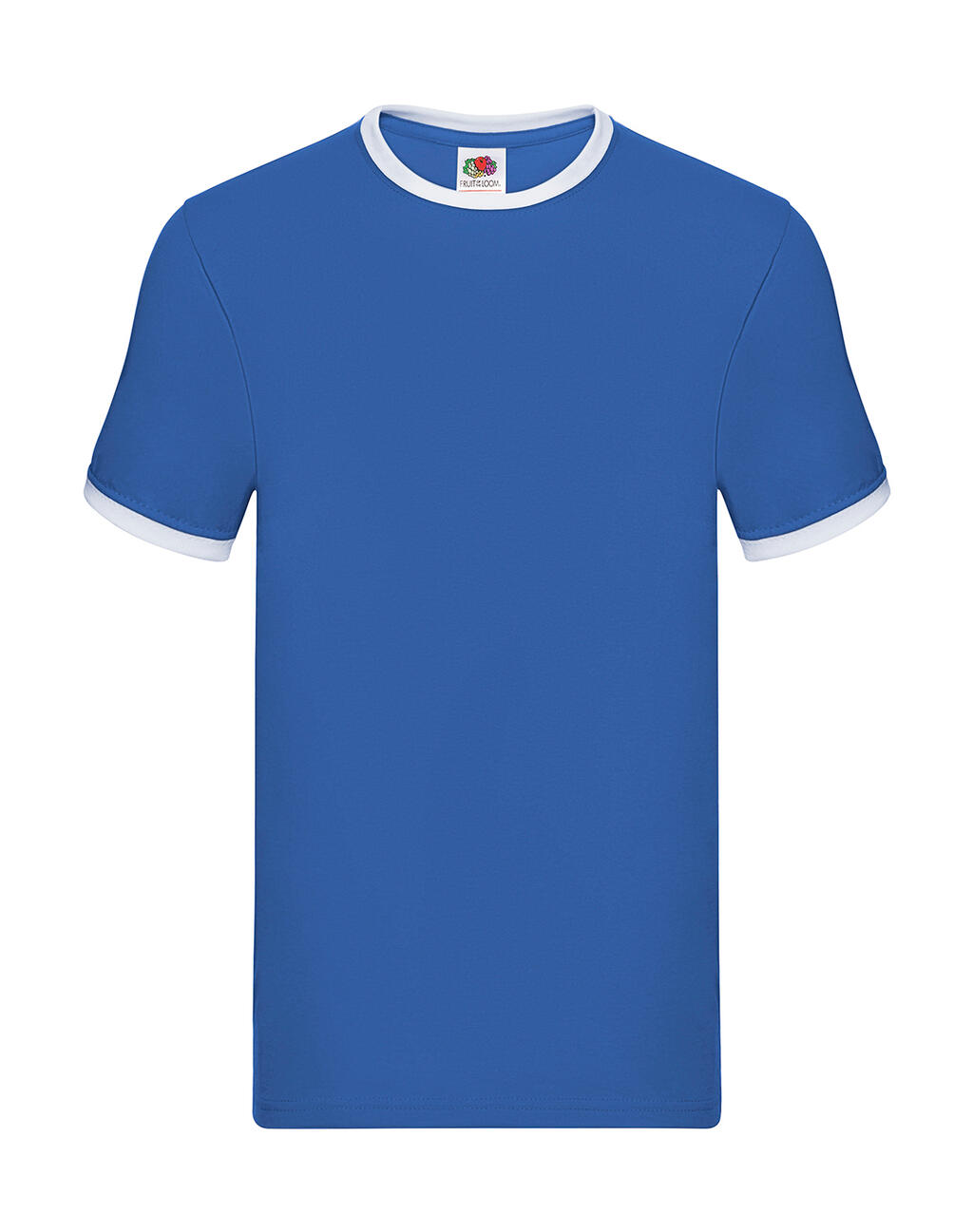 Ringer T-shirt - 353 - Koningsblauw/Wit