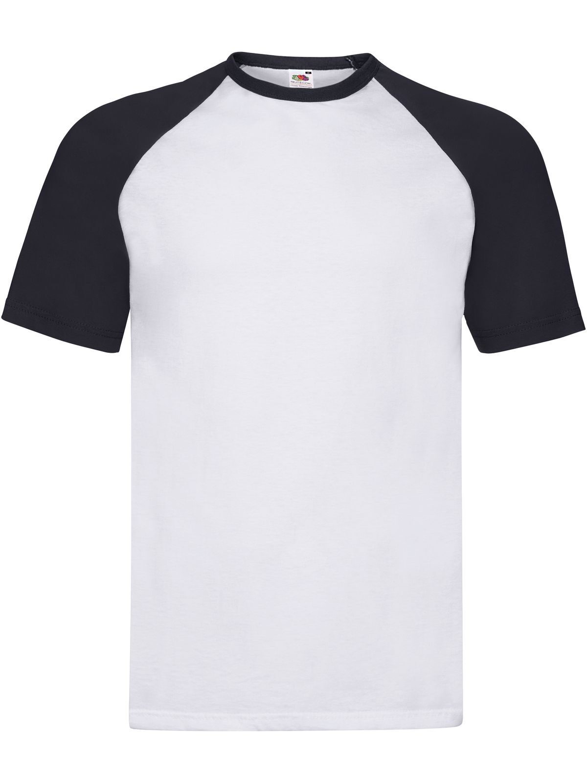 Baseball T-shirt met korte mouwen - WE - White-Deep Navy