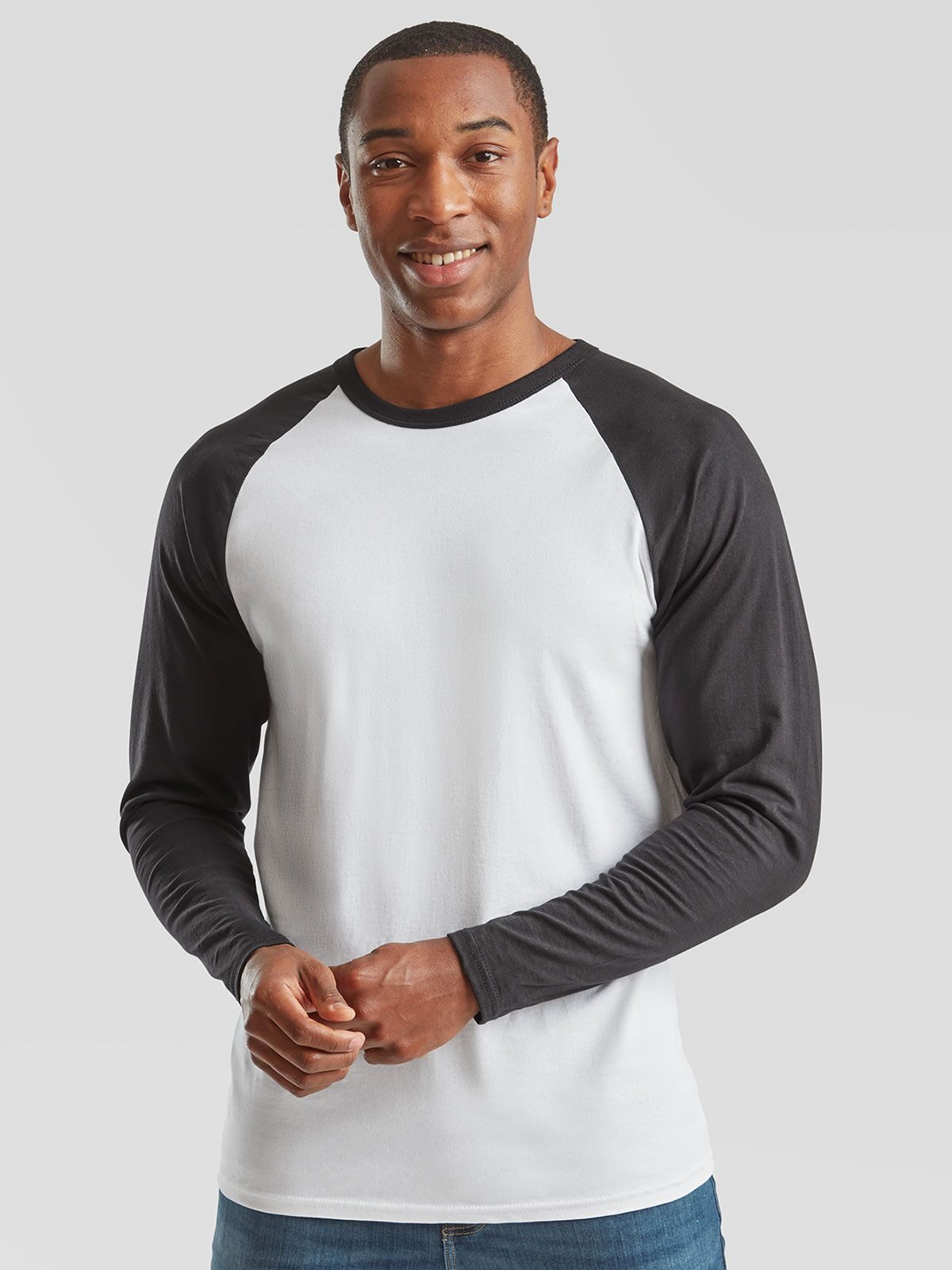 Baseball T-shirt met lange mouwen