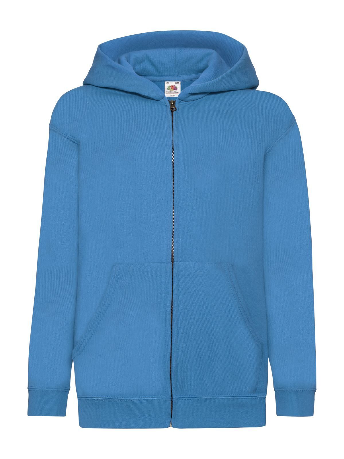 Kids´ Classic Hooded Sweat Jacket - ZU - Azure Blue