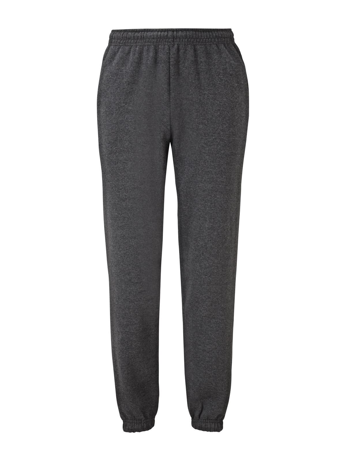 Classic Elasticated Cuff Jog Pants - HD - Dark Heather Grey