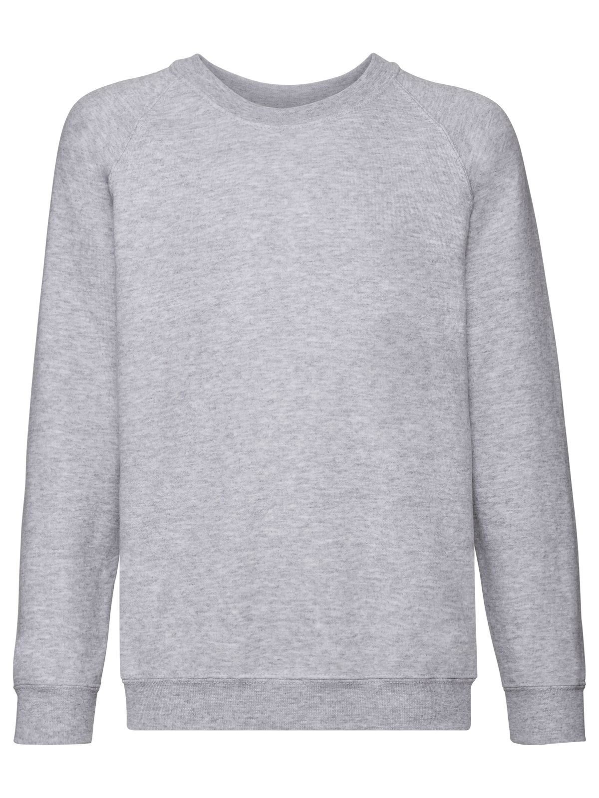 Kids' Classic Raglan Sweat - 94 - Heather Grey