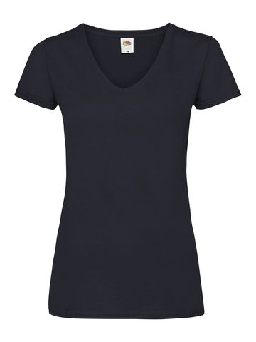 Ladies Valueweight V-Neck T - AZ - Deep Navy