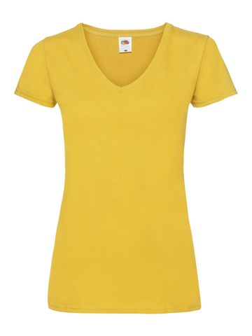 Ladies Valueweight V-Neck T - 34 - Sunflower