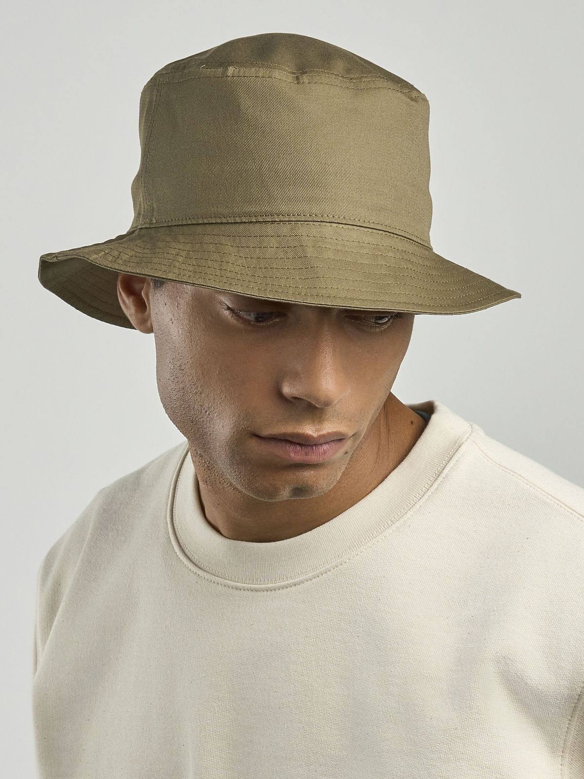 Katoenen bucket hat
