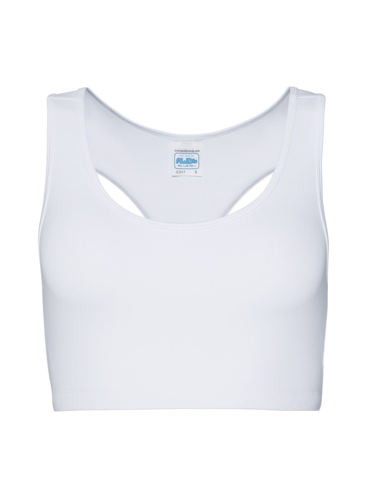 Coole sportieve crop top voor dames - ARW - Arctisch wit
