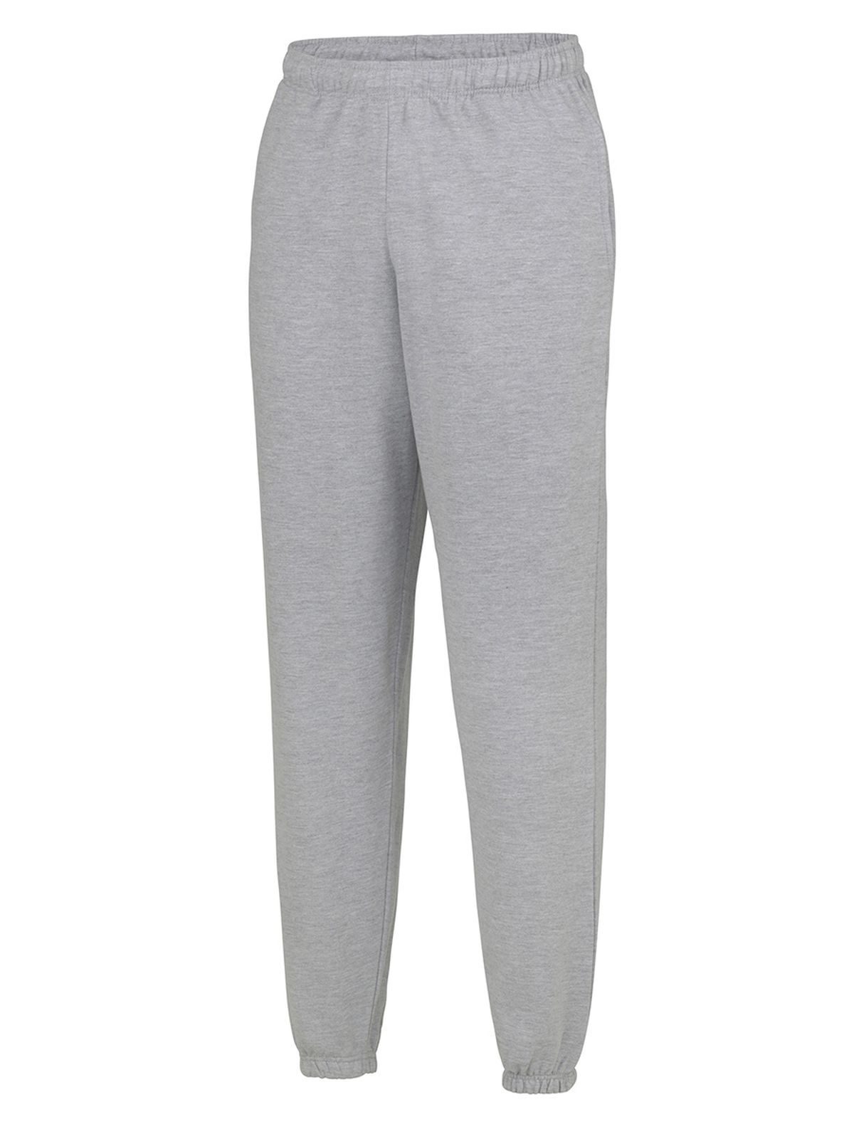 College Cuffed Jogpants - HGR - Heather Grey