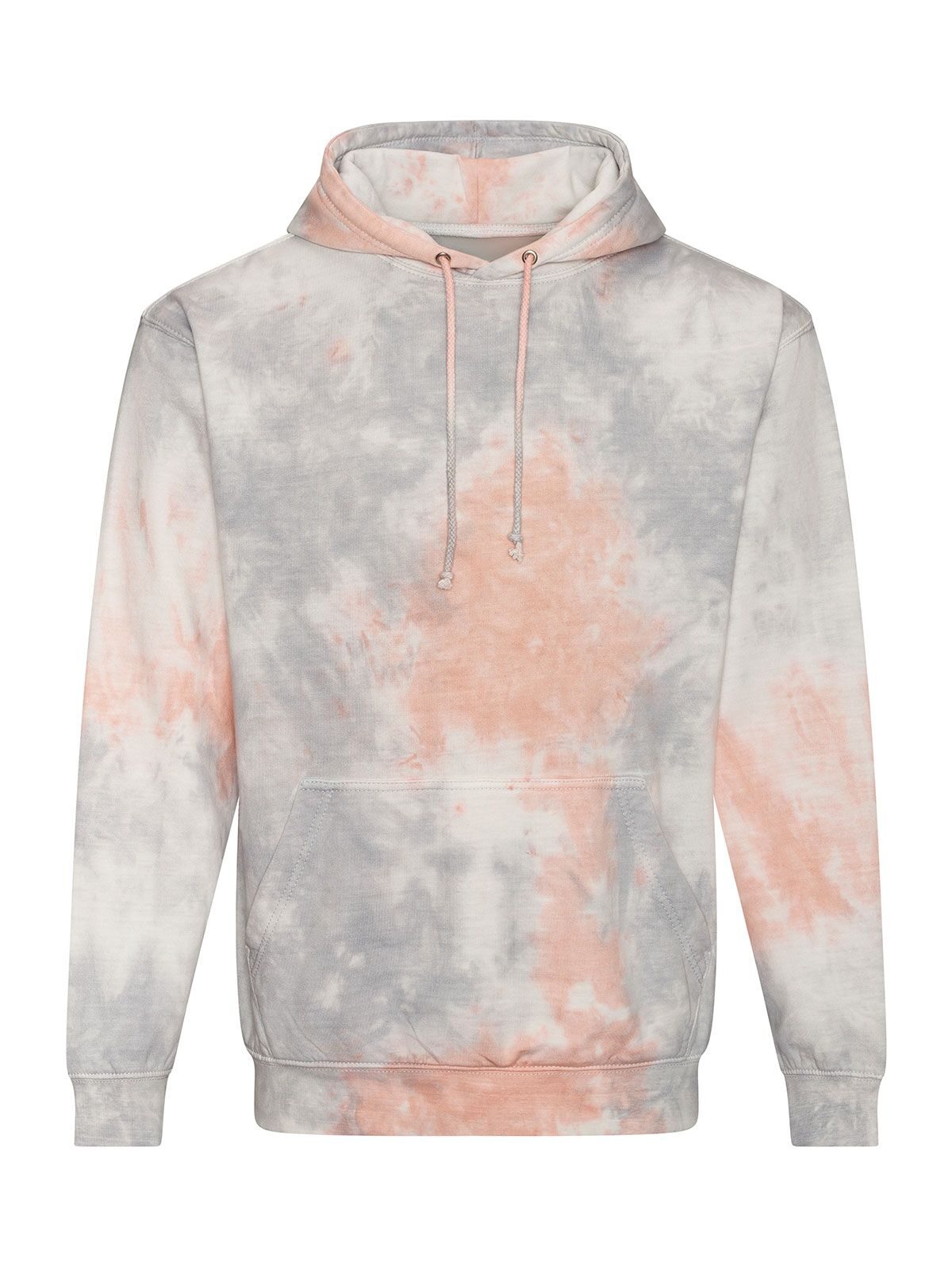 Tie-dye hoodie - GPM - GRIJS/ROZE MARMER