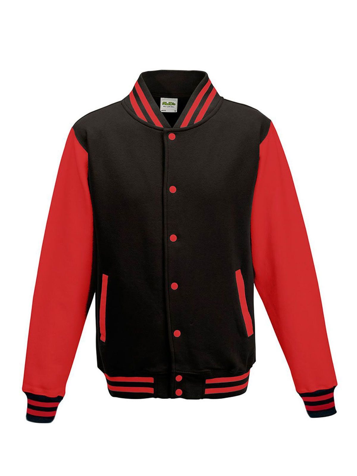 Varsity-jas - JBLFIR - Gitzwart/Vuurrood