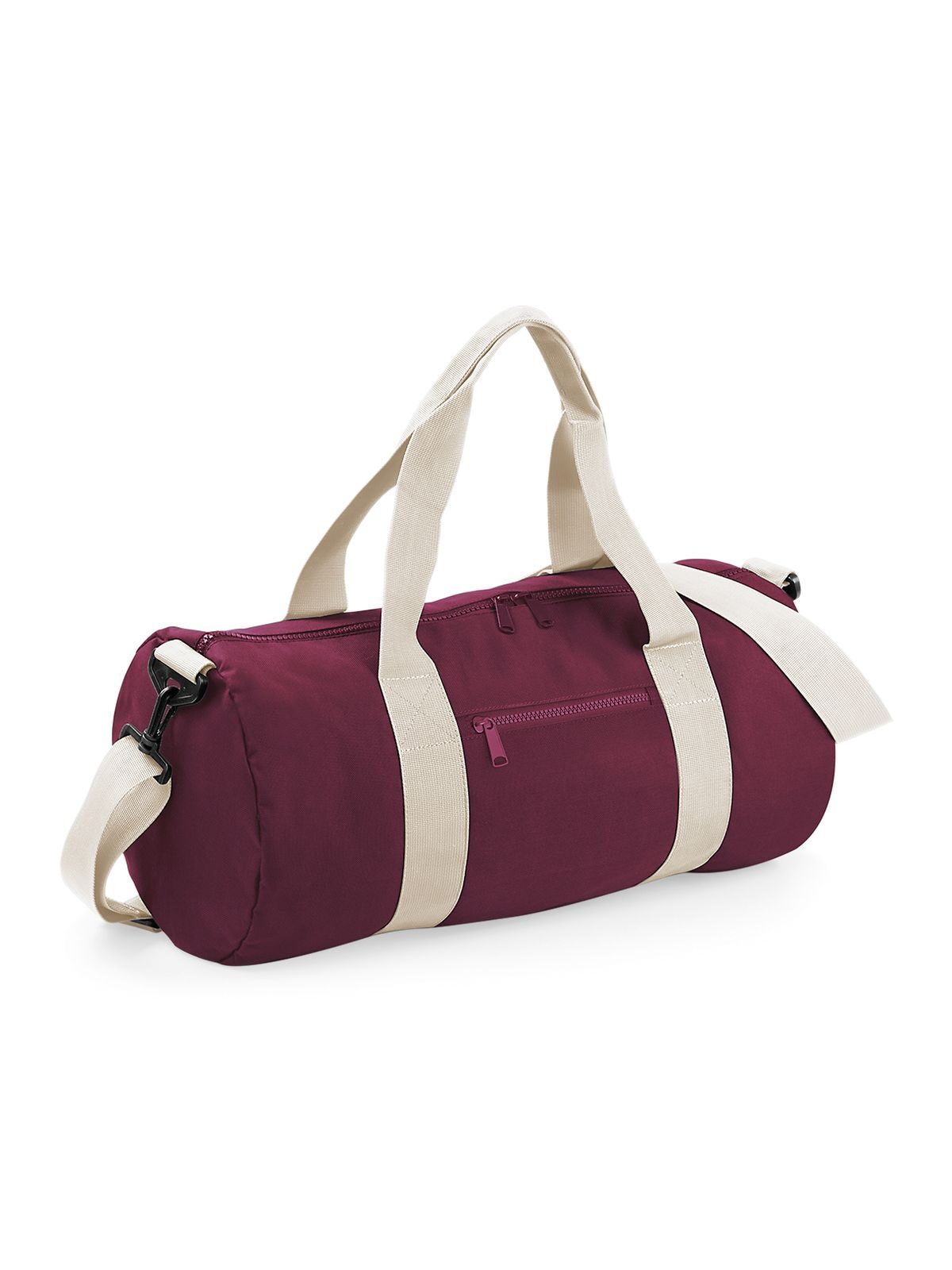 Original Barrel Bag - Burgundy/Off-White