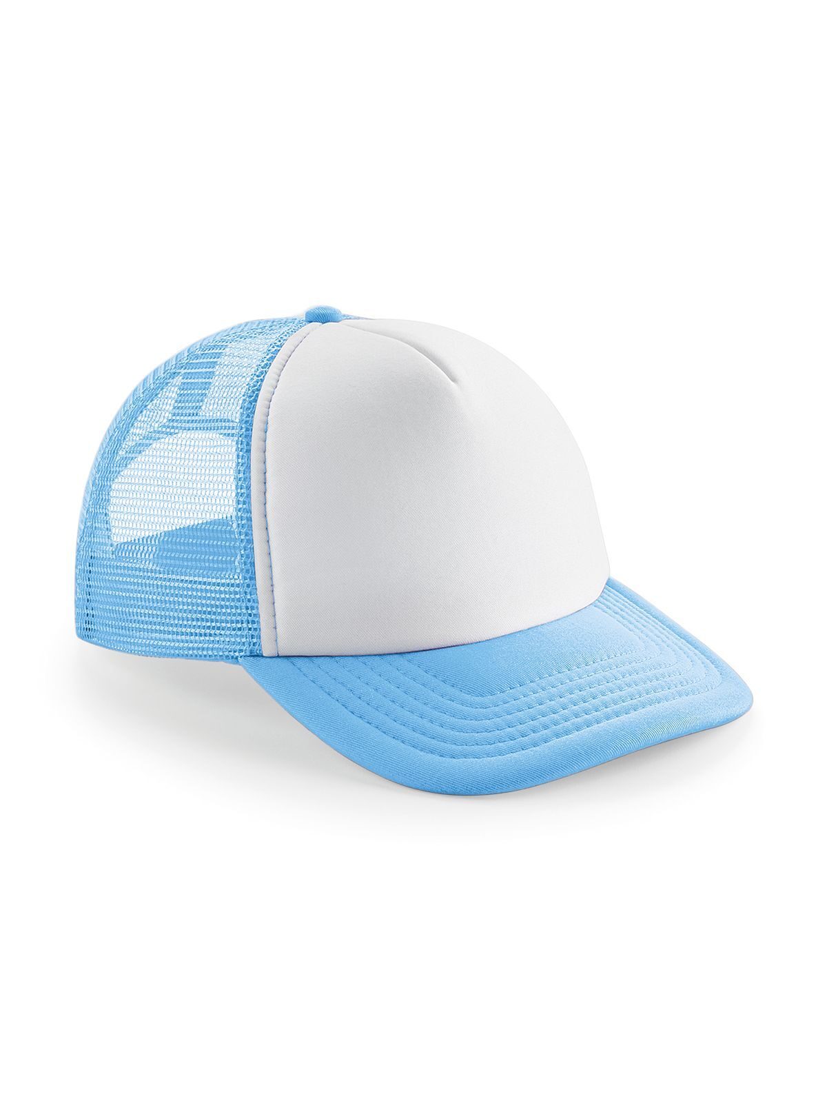 Vintage Snapback Trucker Cap - SKYW - Sky blue/white