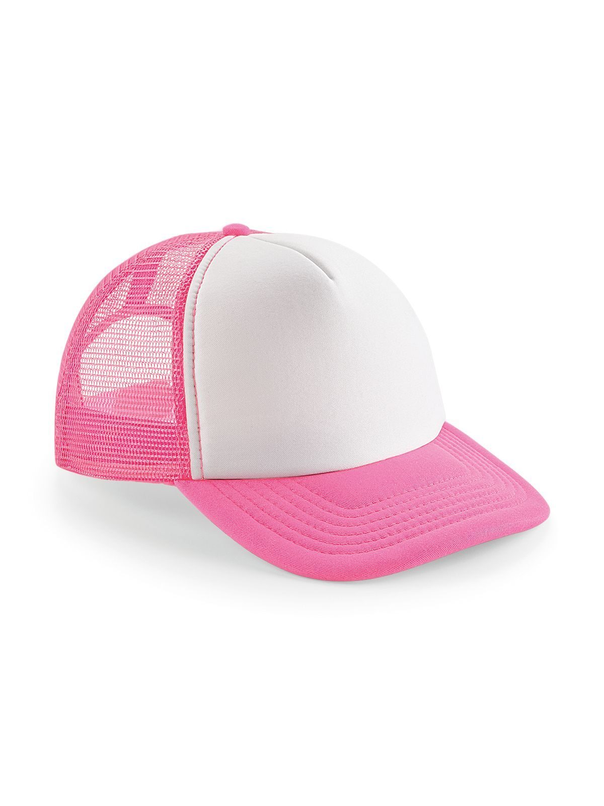 Vintage Snapback Trucker Cap - FLPWH - Fluorescent Pink/White