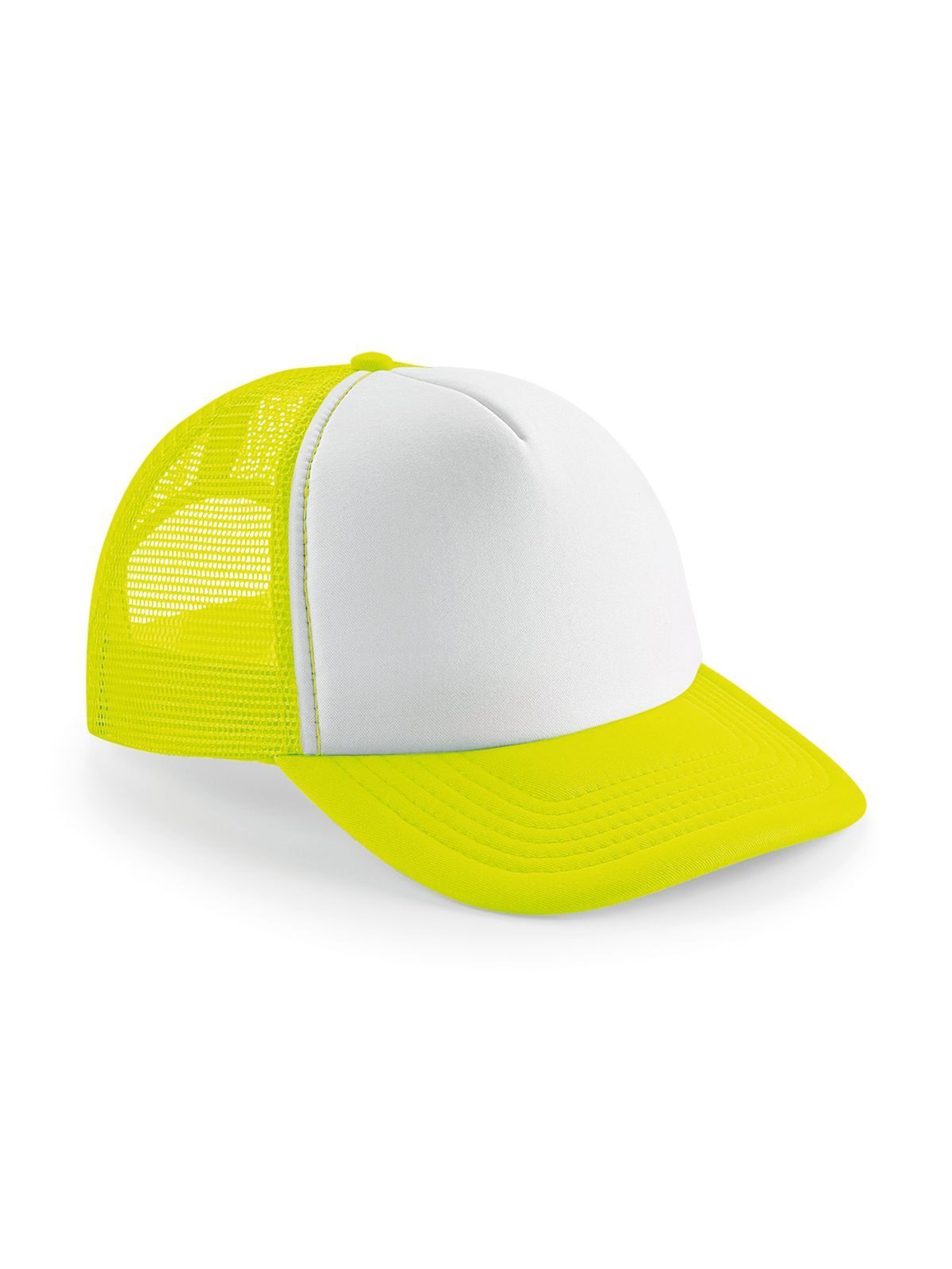 Vintage Snapback Trucker Cap - FLYWH - Fluorescent Yellow/White