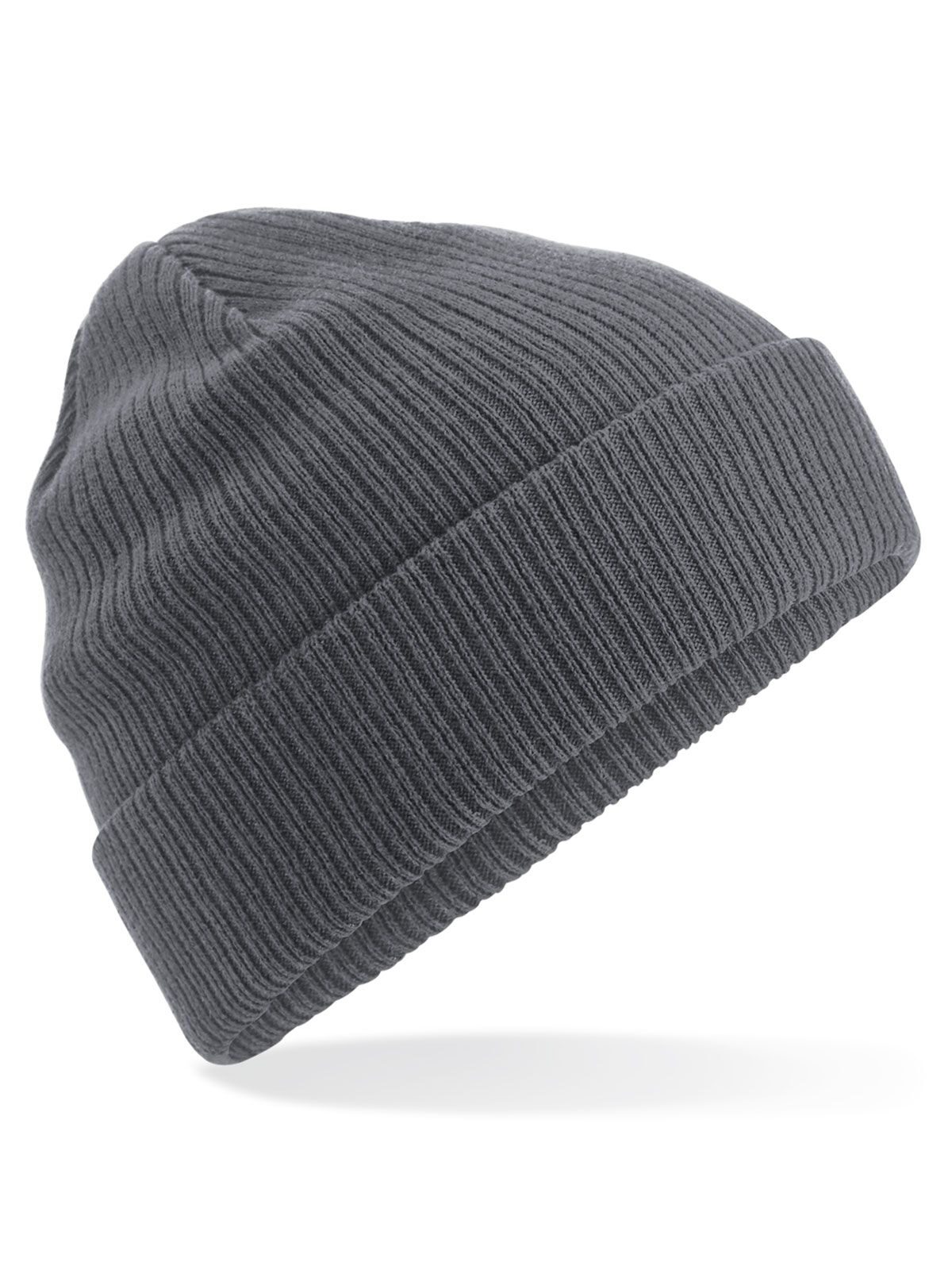 Organic Cotton Beanie - GPH - Graphite grey